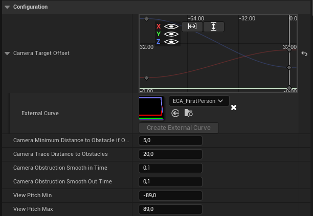 Motion camera settings