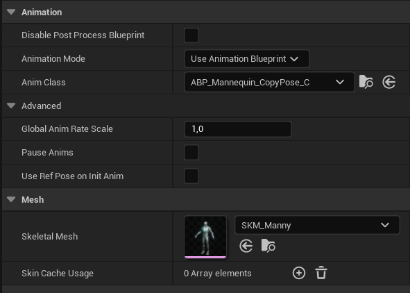 Retargeted FullBody settings