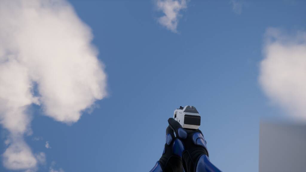 Native first-person item walking