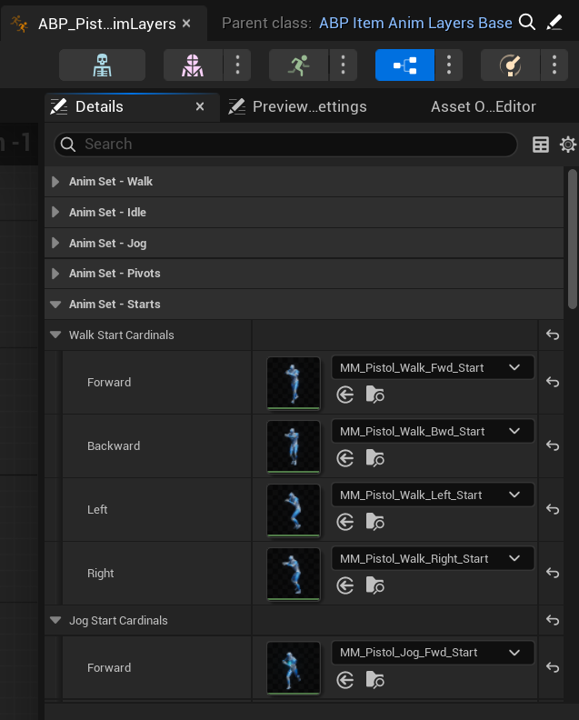 Pistol Anim Layers