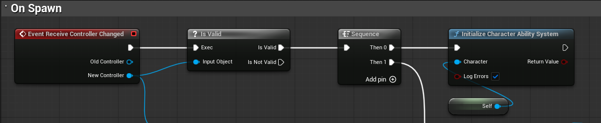 Motion character ASC initialization